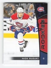 2019 Upper Deck Rookie Box Set Nick Suzuki #3 card
