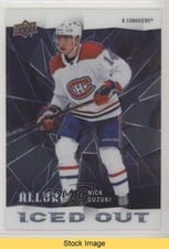 2020-21 Upper Deck Allure Iced Out Nick Suzuki #IO-8 card