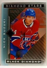 2021-22 Upper Deck Black Diamond Diamond Stars Nick Suzuki #BDS-NS