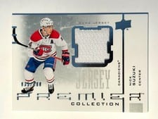 2021-22 Upper Deck Premier 20th Anniversary Jersey Nick Suzuki #AJ-NS card