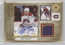 2021-22 Upper Deck Ultimate Collection Ultimate Display Autograph Jersey Nick Suzuki #UDA-NS card