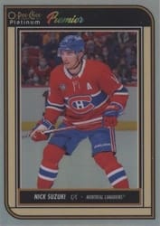 2022-23 O-Pee-Chee Platinum O-Pee-Chee Premier Variants Nick Suzuki #OP25 card