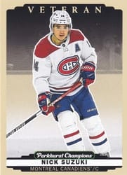 2022-23 Parkhurst Champions Base Set Nick Suzuki #106 card