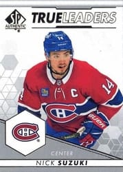 2022-23 SP Authentic True Leaders Nick Suzuki #TL-13 card