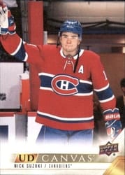 2022-23 Upper Deck UD Canvas Nick Suzuki #C44 card