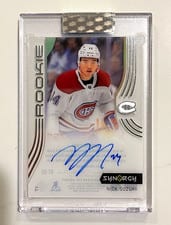 2023-24 Upper Deck Clear Cut Rookie Tribute Autos Nick Suzuki #RT-NS card