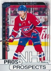 2024-25 Upper Deck Pros & Prospects Nick Suzuki #PP-23 card