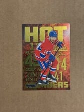 2025-26 Flair Hot Numbers Nick Suzuki #HN-7 card