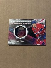 2025-26 Upper Deck Black Diamond Diamond Facet Nick Suzuki #DF-NS card