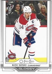 2025-26 Upper Deck O-Pee-Chee Glossy Nick Suzuki #OG-13 card
