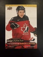 Nick Suzuki 2025-26 Upper Deck UD Canvas Program of Excellence card