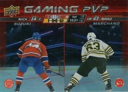 2024-25 Upper Deck Gaming PVP Nick Suzuki / Brad Marchand #GPVP-3 card