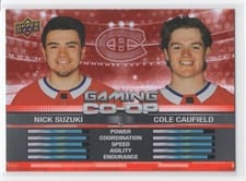 2024-25 Upper Deck Gaming Co-Op Nick Suzuki / Cole Caufield #CGO-24