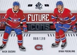 2019-20 SP Authentic Base Set Nick Suzuki/Ryan Poehling #132 card