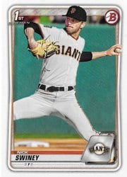 2020 Bowman Draft Base Set Nick Swiney #BD-91 card