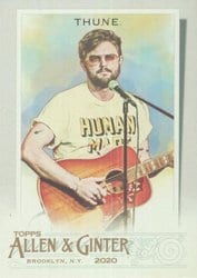 2020 Topps Allen & Ginter Base Set Nick Thune #170 card