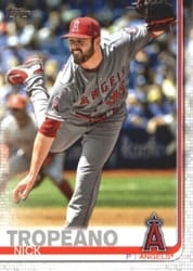 2019 Topps Base Set Nick Tropeano #615 card