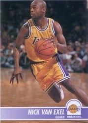 1994-95 Hoops Base Set Nick Van Exel #105 card