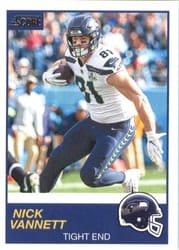 2019 Score Base Set Nick Vannett #323 card