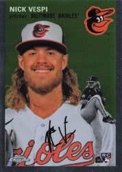 2023 Topps Chrome Platinum Anniversary Base Set Nick Vespi #91 card