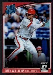 2018 Donruss Optic Base Set Nick Williams #32 card