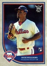 2018 Topps Big League Base Set Nick Williams #297 card