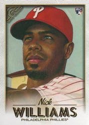 2018 Topps Gallery Base Set Nick Williams #107 card