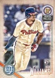 2018 Topps Gypsy Queen Base Set Nick Williams #196 card