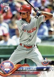 2018 Topps Opening Day Base Set Nick Williams #120 card