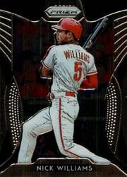 2019 Panini Prizm Base Set Nick Williams #92 card