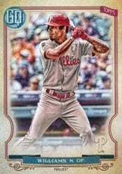 2020 Topps Gypsy Queen Base Set Nick Williams #154 card