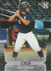 2020 Leaf Draft Base Set Nick Yorke #40 card