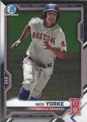 2021 Bowman Chrome Prospects Nick Yorke #BCP-114 card