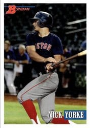 2021 Bowman Heritage Base Set Nick Yorke #113 card