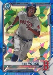 2021 Bowman Sapphire Edition Base Set Nick Yorke #BCP-114 card