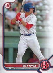 2022 Bowman Draft Base Set Nick Yorke #BD-94 card