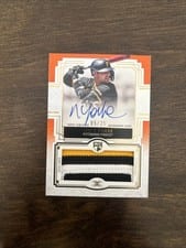2025 Topps Definitive Collection Rookie Patch Autograph Nick Yorke #DRPA-NY card