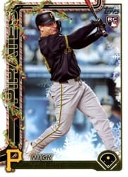 2025 Topps Holiday Base Set Nick Yorke #H115 card
