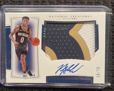 2019 Panini National Treasures Nickeil Alexander-Walker #124 card