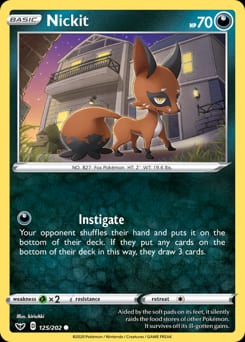 Sword & Shield Nickit #125 card