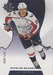 2019-20 Upper Deck Ultimate Collection Base Set Nicklas Backstrom #61 card