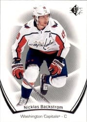 2021-22 SP Base Set Nicklas Backstrom #80 card