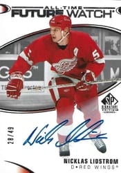 2020-21 SP Signature Edition Legends Base Set Nicklas Lidstrom #449 card