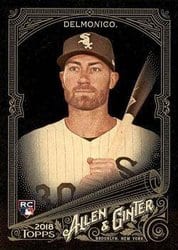 2018 Topps Allen & Ginter X Base Set Nicky Delmonico #33 card