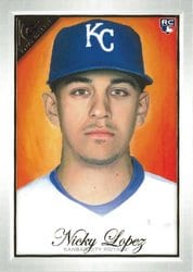 2019 Topps Gallery Base Set Nicky Lopez #38 card