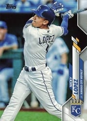 2020 Topps Base Set Nicky Lopez #3 card