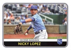 2020 Topps Big League Base Set Nicky Lopez #99 card