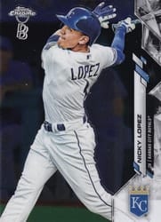 2020 Topps Chrome Ben Baller Edition Base Set Nicky Lopez #92 card