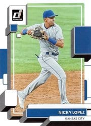 2022 Donruss Base Set Nicky Lopez #91 card