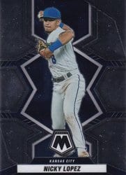 2022 Panini Mosaic Base Set Nicky Lopez #135 card